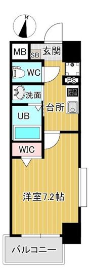 エスポワール那の川の間取り画像