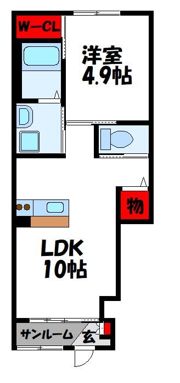 Casa Blanca（カサブランカ）の間取り画像