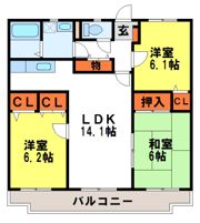 グラン・シャリオの間取り画像