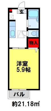 サンシャインの間取り画像