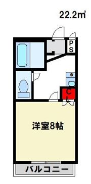 サバービア都府楼の間取り画像