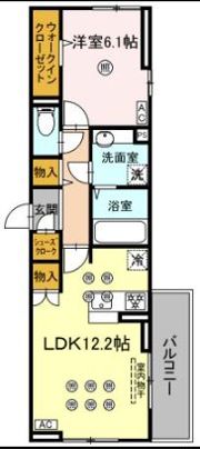 D-room香椎駅東の間取り画像