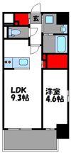 S-RESIDENCE名島の間取り画像