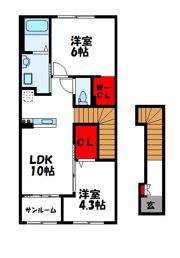 アルザスヒルズの間取り画像