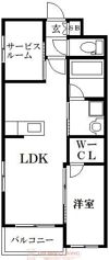 LIFEFIELD多々良の間取り画像