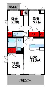 ステラセレニテの間取り画像