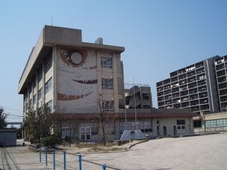 近くの東箱崎小学校まで611m(徒歩8分)