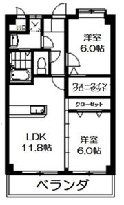 ファインビスタ太宰府の間取り画像