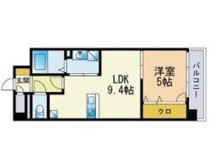 Aden箱崎駅前の間取り画像