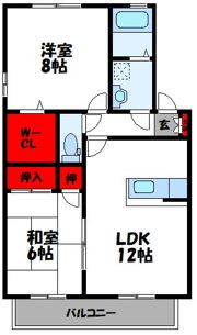 トリアノンみどりが丘の間取り画像