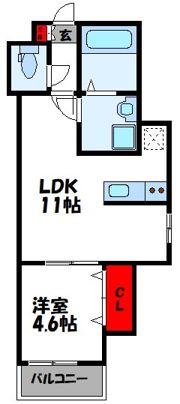 Litera IBK 香椎東の間取り画像