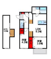 メゾンソレイユ3の間取り画像