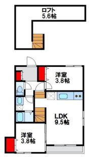 メゾンソレイユ3の間取り画像