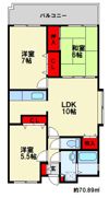 シーナ21大野城の間取り画像