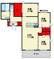 ル・シャンテ天神山の間取り画像