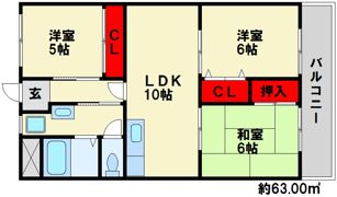 若葉台白水ビルの間取り画像