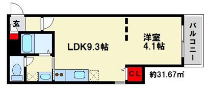Branche春日原の間取り画像