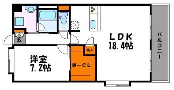 ヘスティア大濠の間取り画像