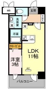 First博多駅前の間取り画像