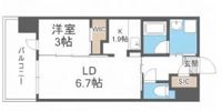 アルファシオベイス博多の間取り画像