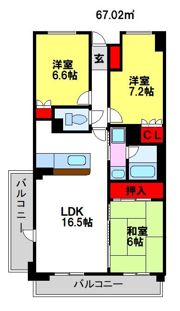 サーパス宿町の間取り画像