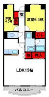 コンダクトレジデンス鳥栖の間取り画像