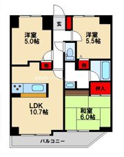 ニューライフ基山壱番館の間取り画像