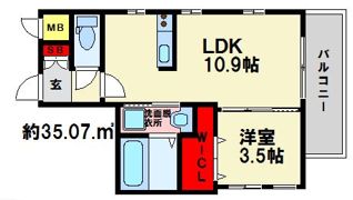 ベルウッドコート塩原の間取り画像