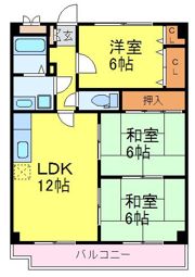 グランシャリオ南大橋の間取り画像