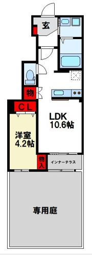 WISTARIA 筑紫の間取り画像