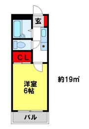 プレアール塔原東の間取り画像