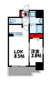 Forbis原町駅前の間取り画像