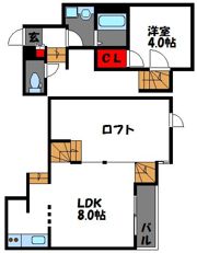 CB香椎トロンの間取り画像