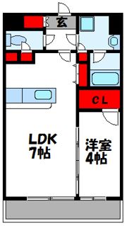 ラフェリーチェ和白の間取り画像