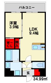 メゾンドボヌールの間取り画像