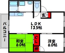 フレグランスSUEの間取り画像