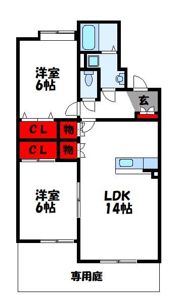 ルーチェ篠栗の間取り画像