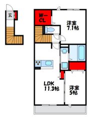 D-roomあけぼのの間取り画像