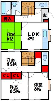 アクアシティ天平台の間取り画像