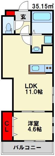 リテラ春日の間取り画像