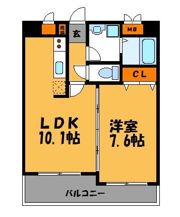 グラシア大濠の間取り画像