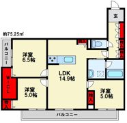 Ecrage Mの間取り画像