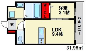 LIFEFIELD春日公園前の間取り画像