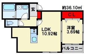 メゾンクレール南福岡駅前の間取り画像