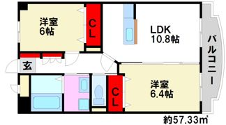 ホープ花屋敷の間取り画像