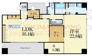 ニューガイアクレドール博多の間取り画像
