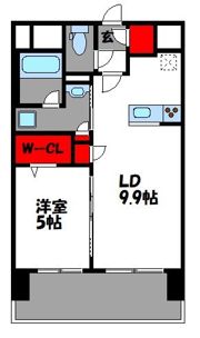 ブランシエスタ千早RJRの間取り画像