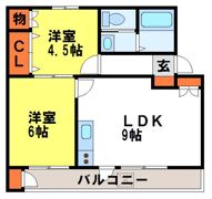 ガーデンハイツ都府楼の間取り画像