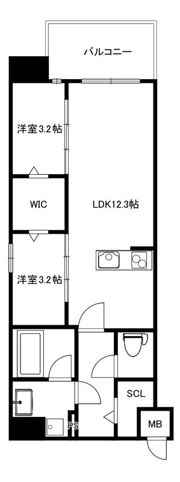 MODERN PALAZZO六本松noblesseの間取り画像