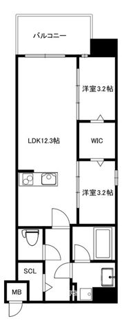 MODERN PALAZZO六本松noblesseの間取り画像